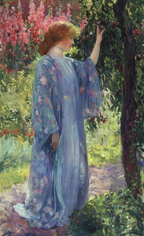 Guy Rose The Blue Kimono oil painting picture